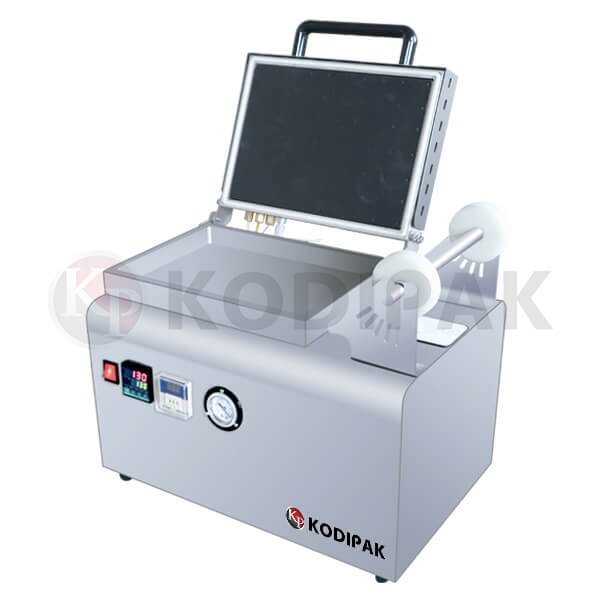 Protable meat vacuum skin pack machine