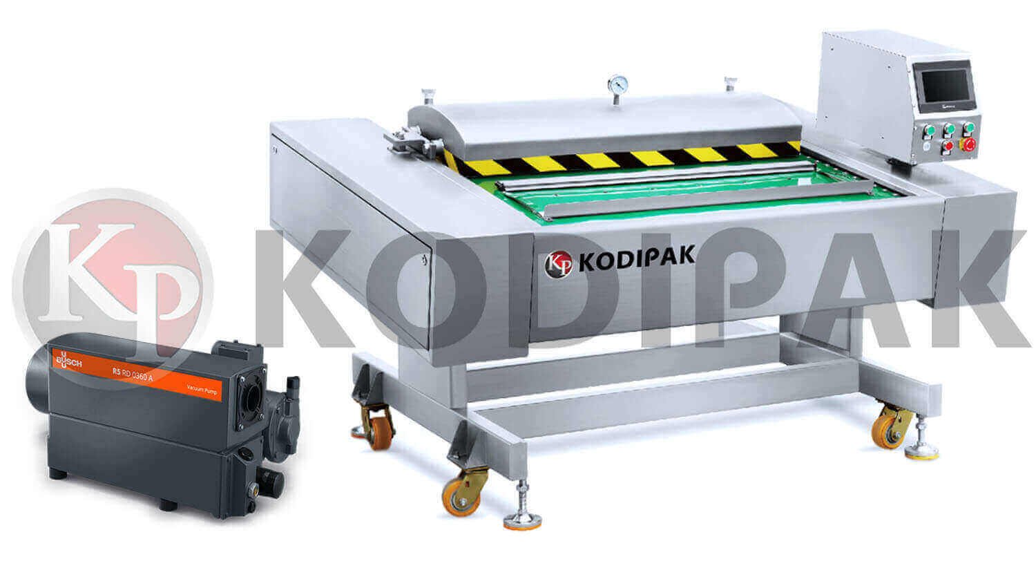 Automatic belt type vacuum packing machine KODIPAK