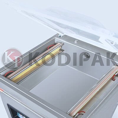 Glass jar vacuum sealer packaging machine chamber picture KODIPAK