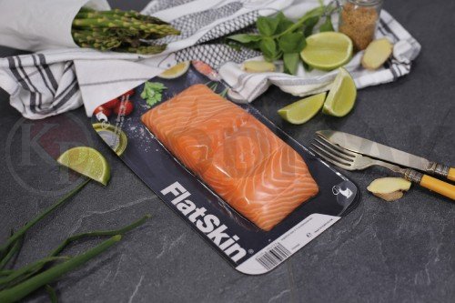 Salmon vacuum skin packaging sample picture KODIPAK