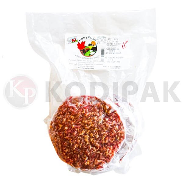 beef burgers vacuum packaging machine sample picture