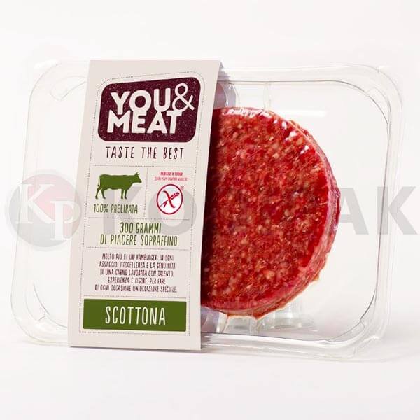 beef hamburger vacuum skin packaging machine sample picture