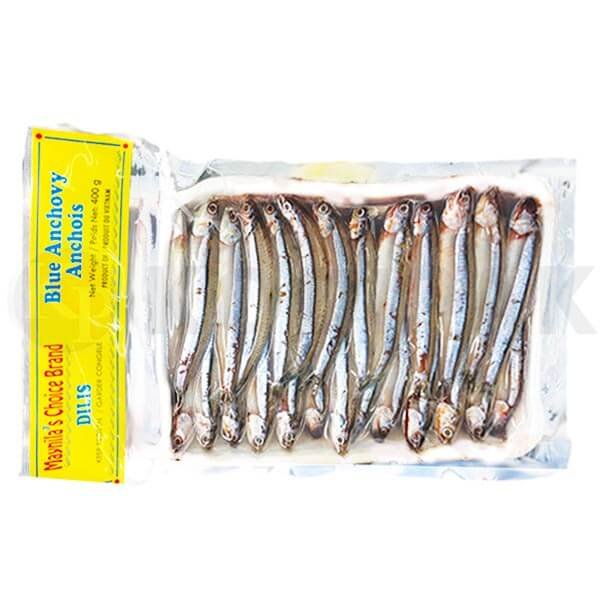 blue anchovy vacuum packaging picture