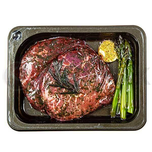 marinated steak vacuum skin packaging picture