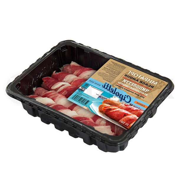 Bacon MAP Modified Atmosphere Packaging Tray Sealing