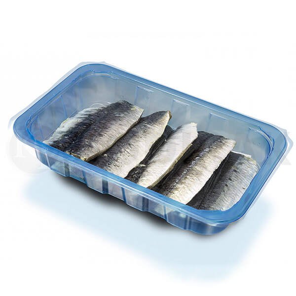 Sardine fillets MAP Modified Atmosphere Packaging Tray Sealing