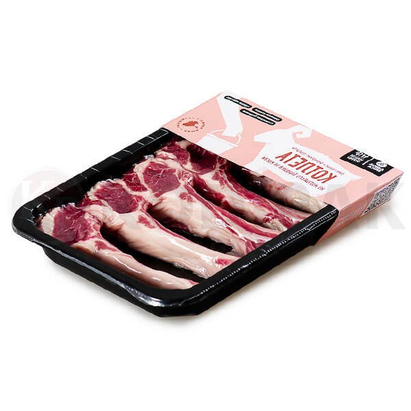 lamb chops vacuum skin packaging