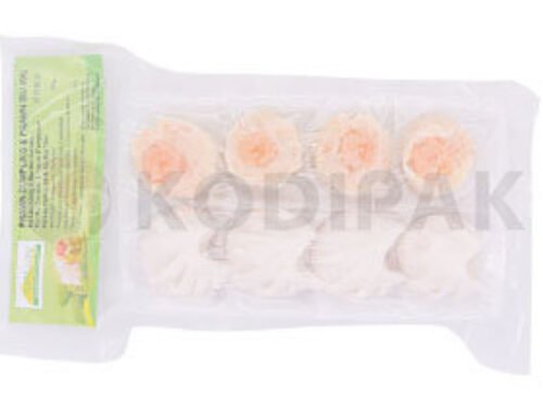 prawn dumpling and prawn siu mai vacuum packaging machine