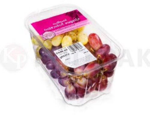 Grape MAP modified atmosphere packaging tray sealing machine