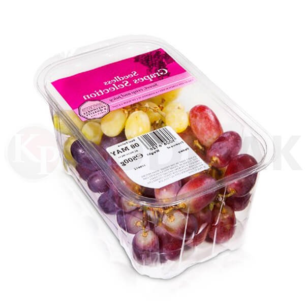 Grape MAP modified atmosphere packaging tray sealing