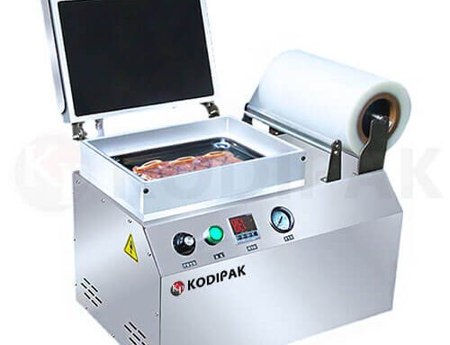 Portable desktop vacuum skin packaging machine